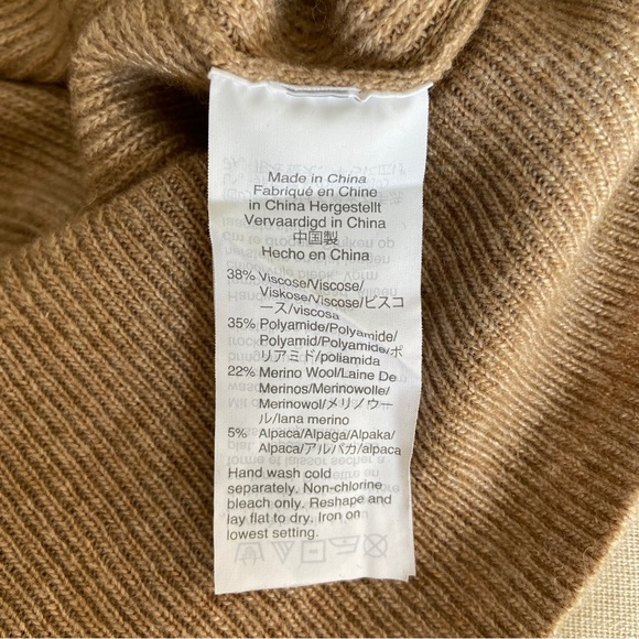 Madewell Tie-Neck Ruffle Pullover Sweater | Size Small - Picture 11 of 11